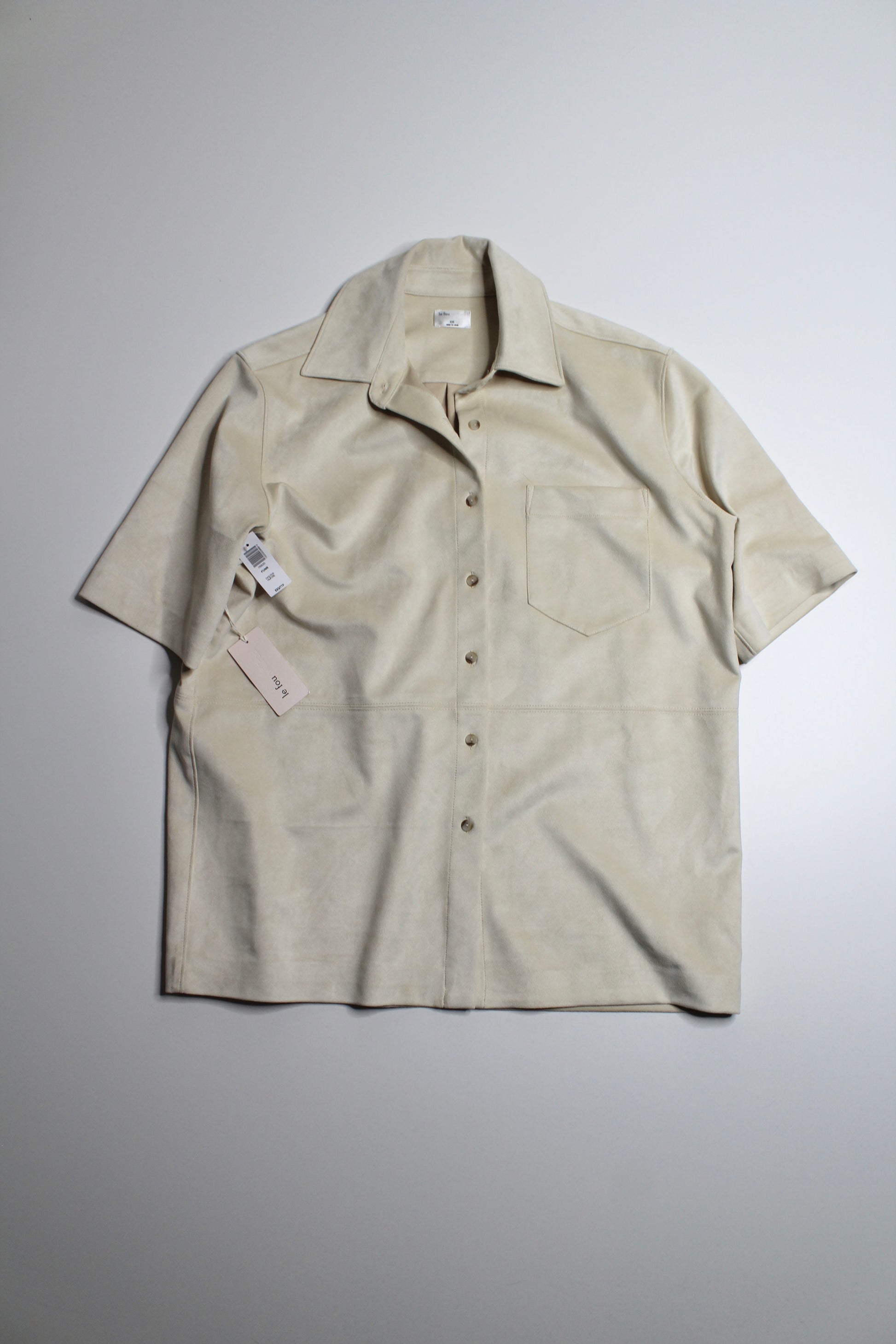 Aritzia oyster le fou wilfred funk button up, size xxs (oversized fit) *new with tags (price reduced: was $88)