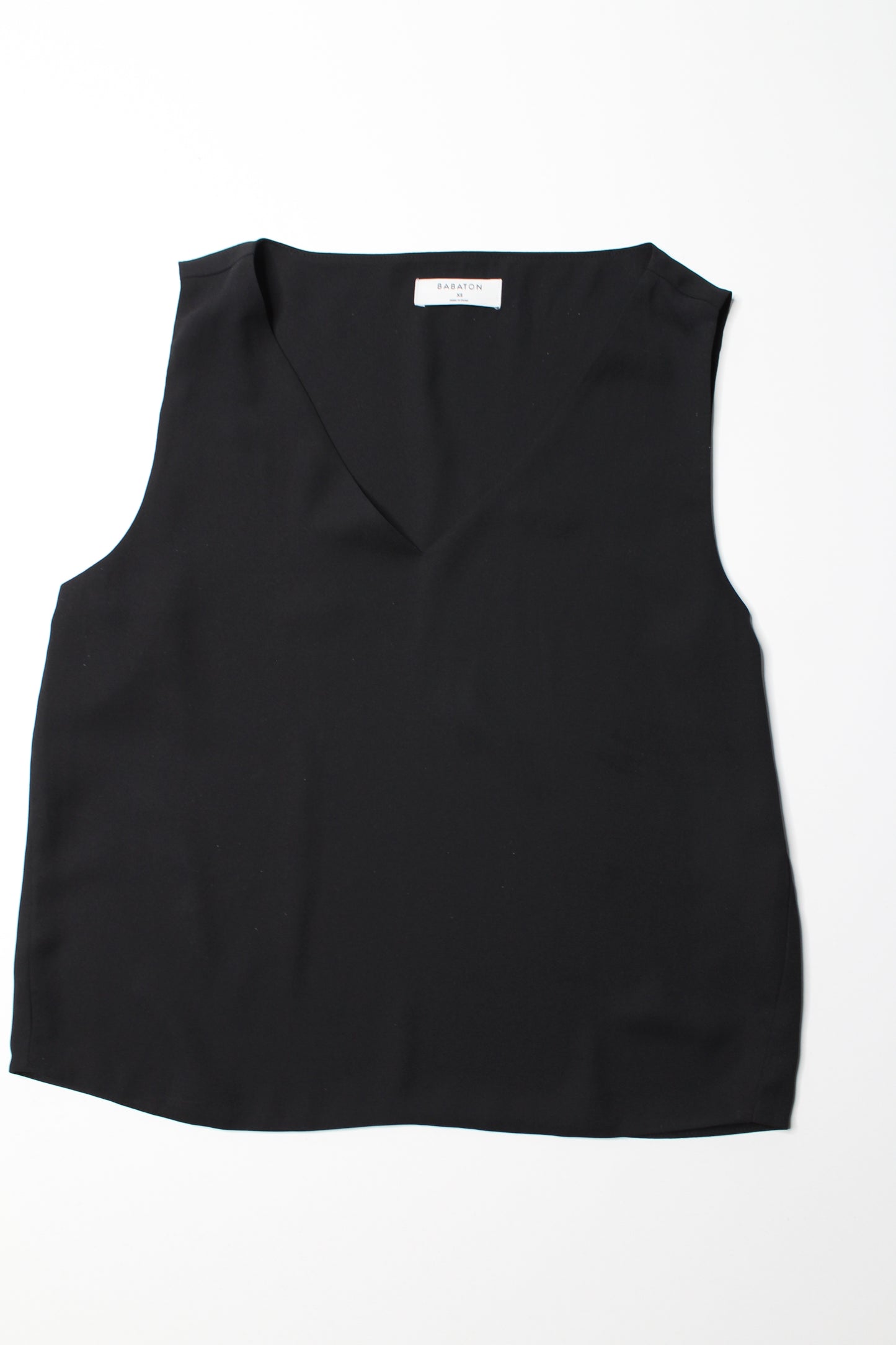 Aritzia Babaton black sleeveless ‘Murphy’ blouse, size xs