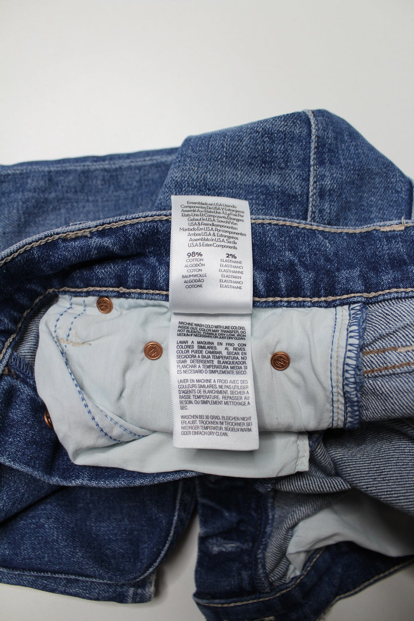 Mother running with scissors ‘the tomcat’ jeans, size 27 (26”) (fits like 26) (price reduced: was $125)