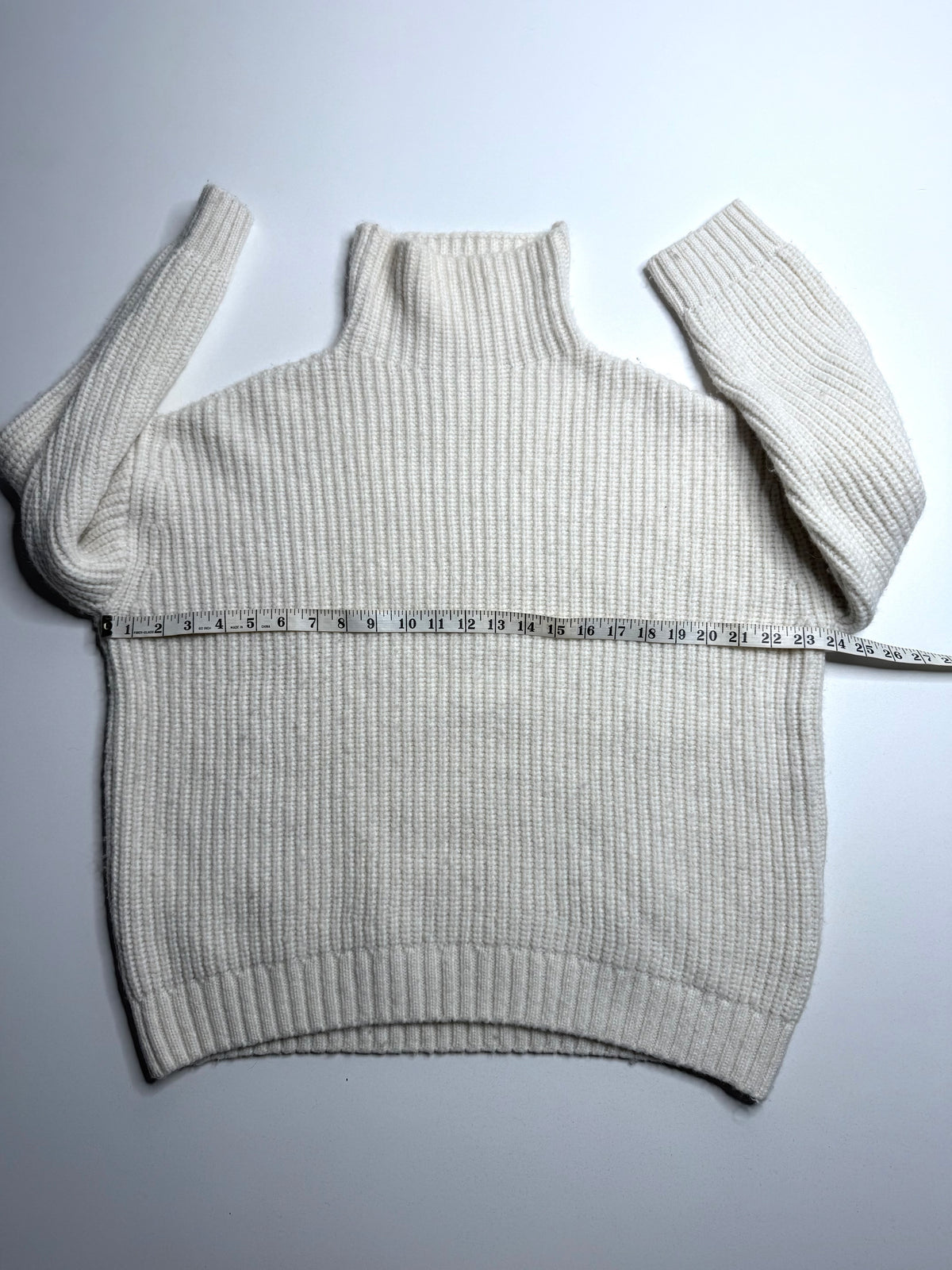 Anine Bing cream 'sydney' knit sweater, size xs (oversized)