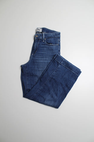 Paige ‘Nellie’ wide leg cropped jeans, size 26