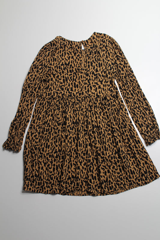 Nordstrom B.P. leopard print babydoll dress, size small