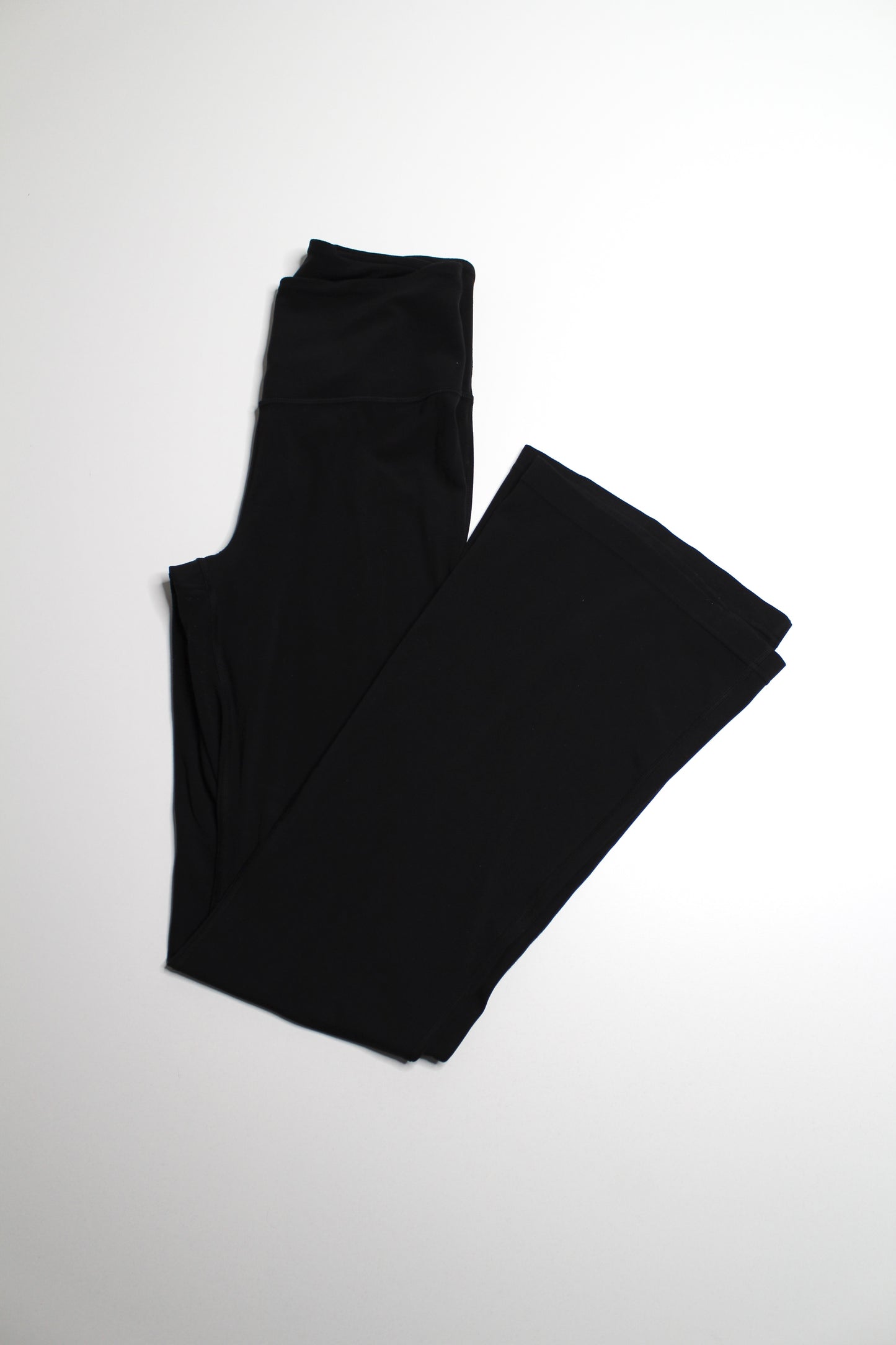 Lululemon black groove super high rise flared pant, size 6 *nulu (price reduced: was $58)