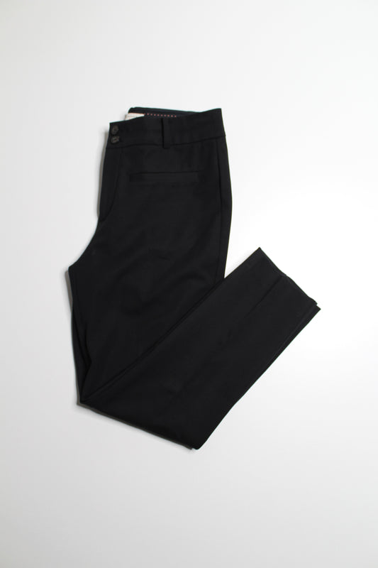 Anthropologie black the essential slim pant, size 4 (additional 20% off)