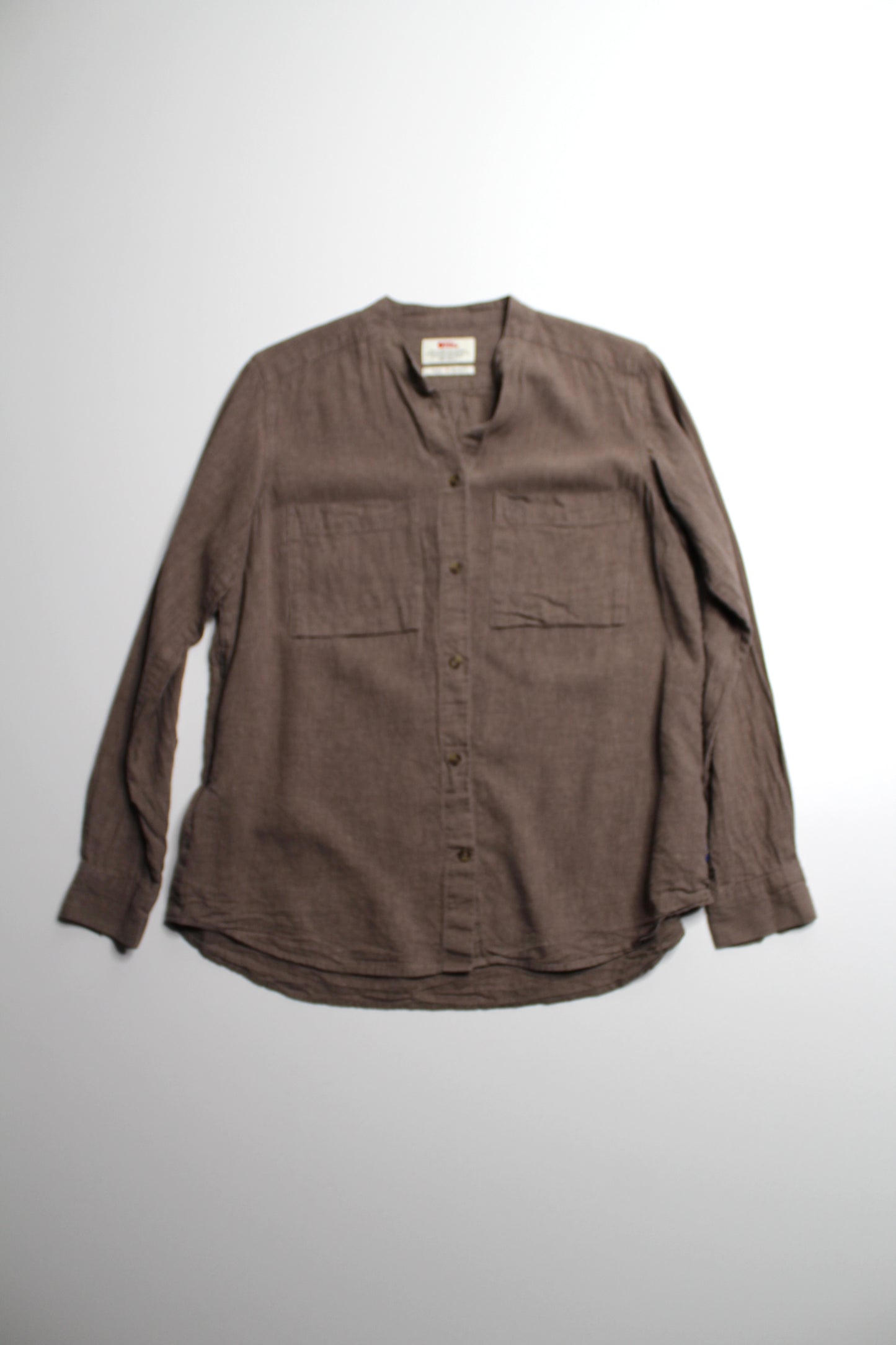 Fjällräven beige button up long sleeve, size xsmall