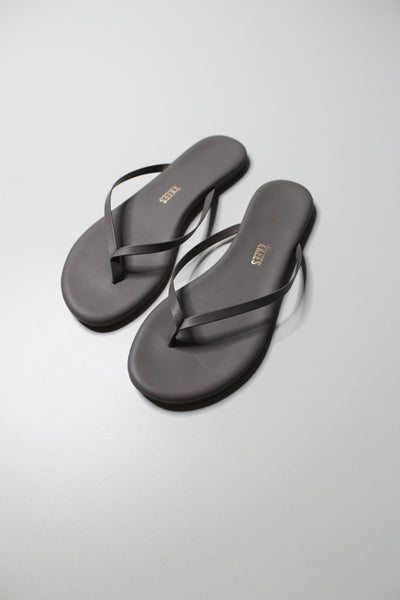 Tkees grey ‘Lily’ flip flops, size 37/7 (fit like 36)