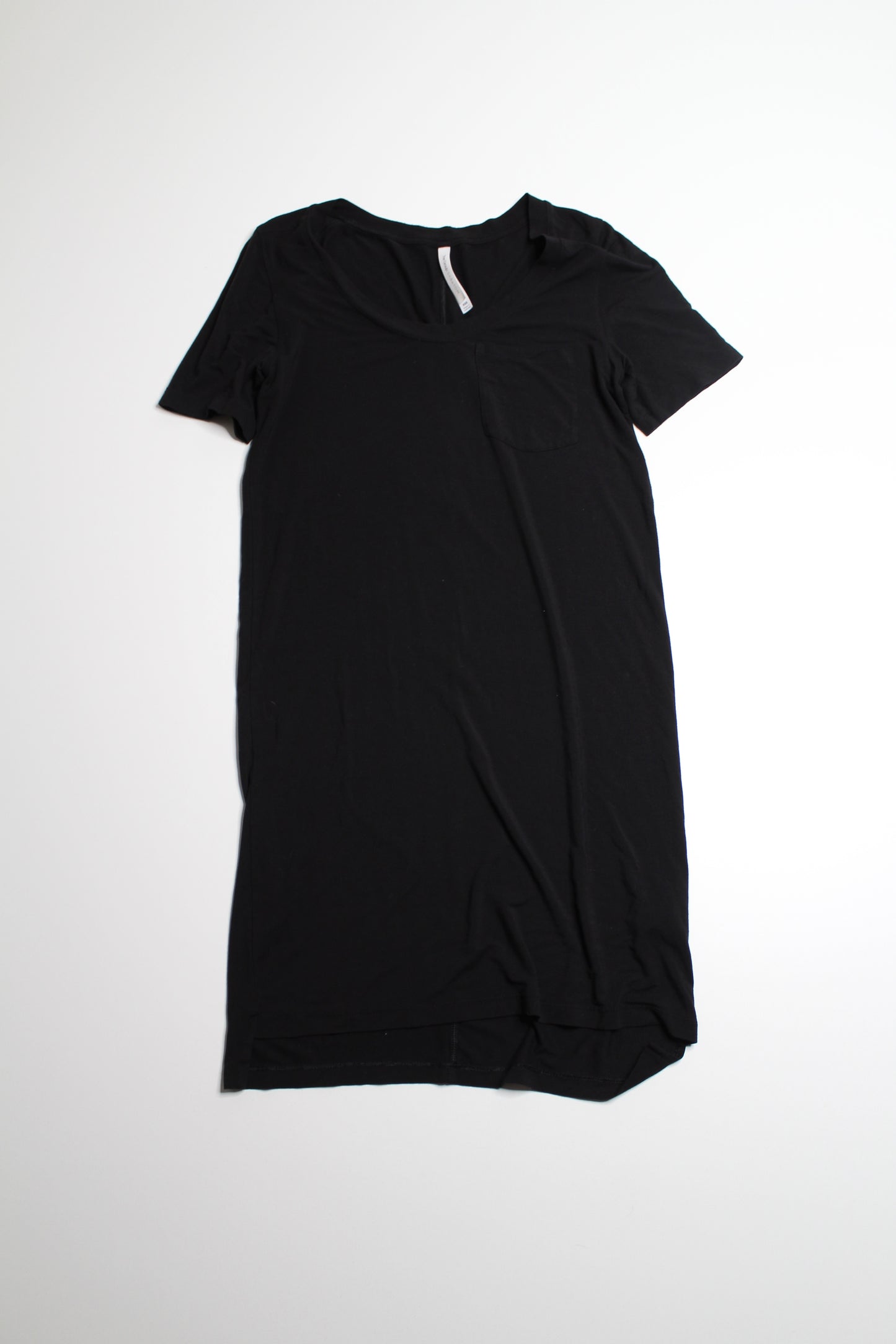 Aritzia black babaton the group modal t shirt dress, size xxs (loose fit) (additional 50% off)