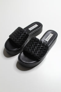 Steve Madden black platform sandals, size 7 *new without tags (price reduced: was $58)