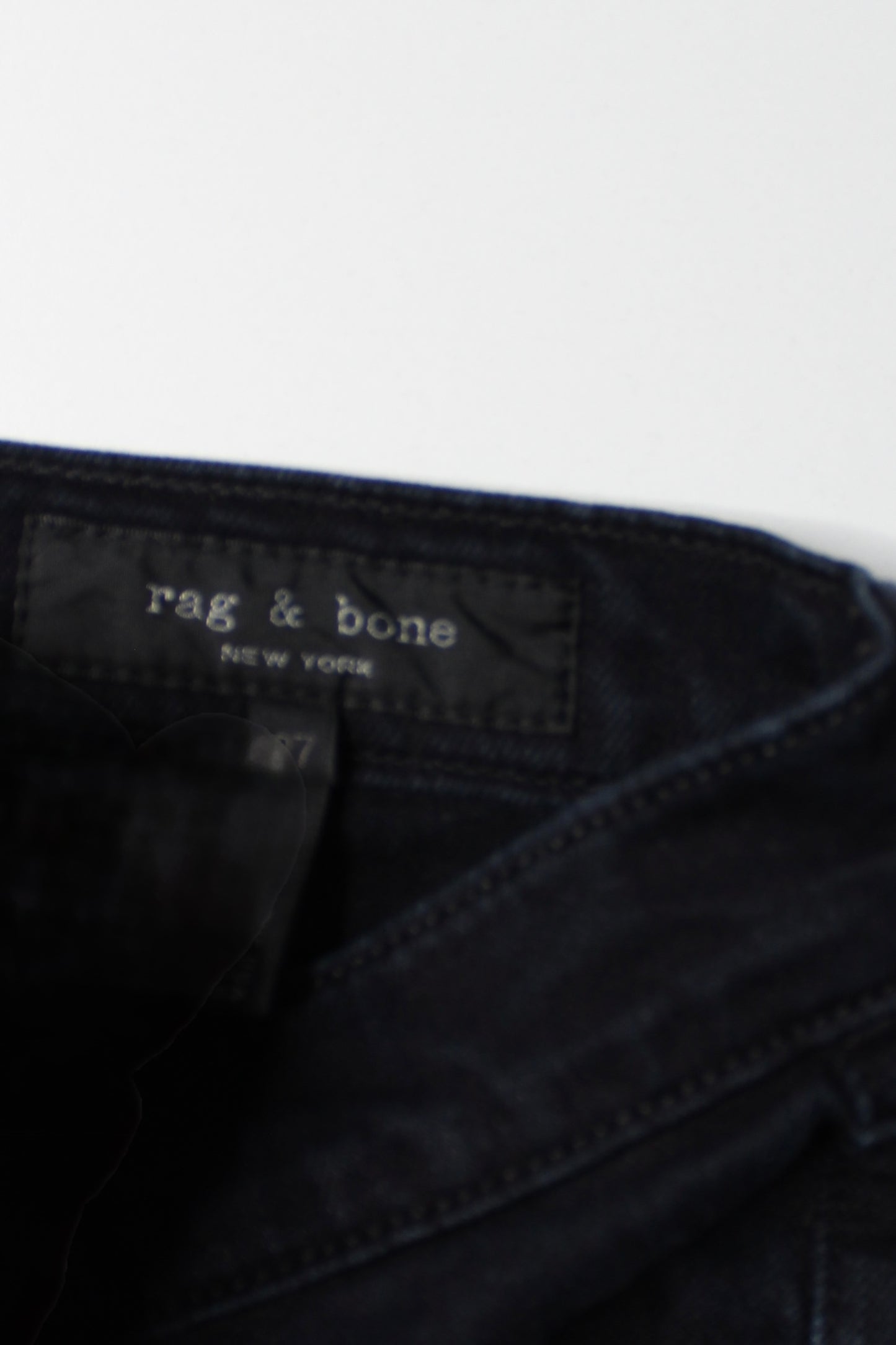Rag & Bone dark wash skinny jeans, size 27 (28”) (sale: 10% off)