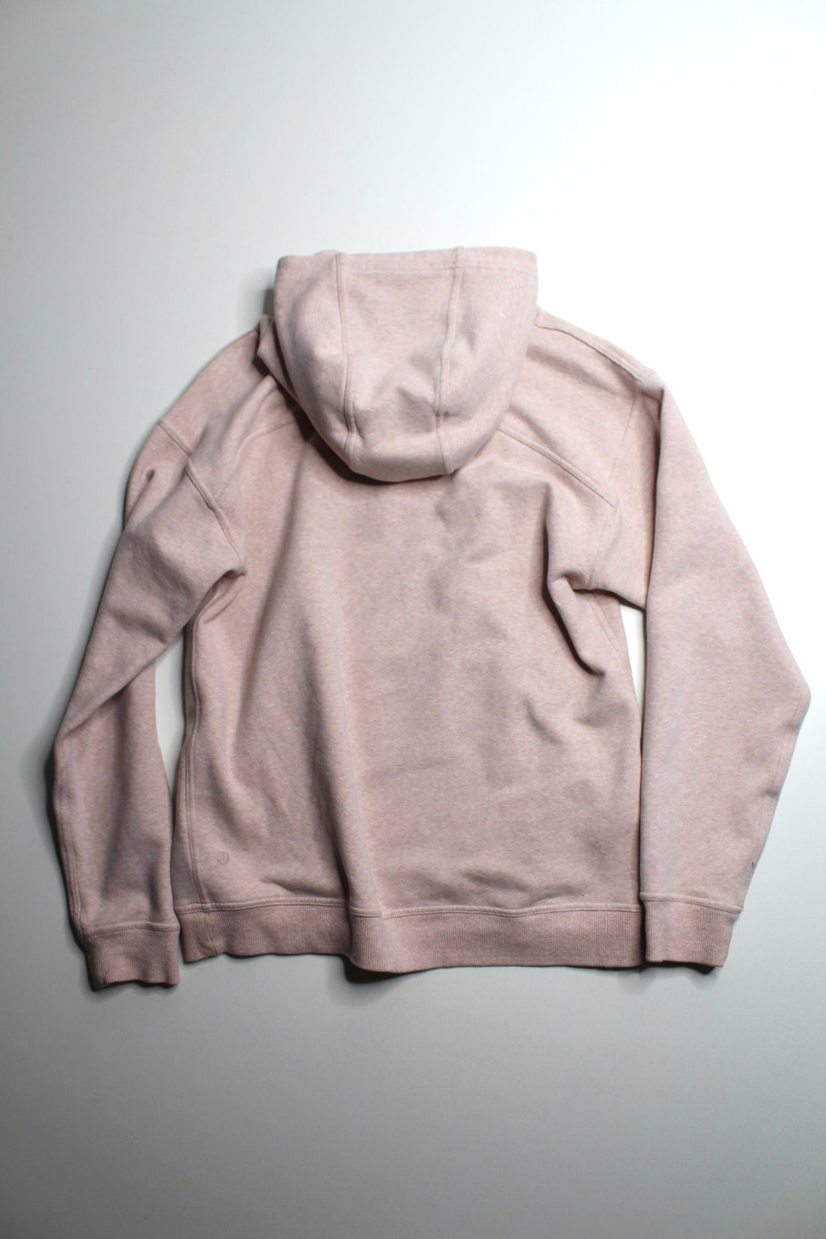 Lululemon heathered light pink ‘all yours’ hoodie, size medium