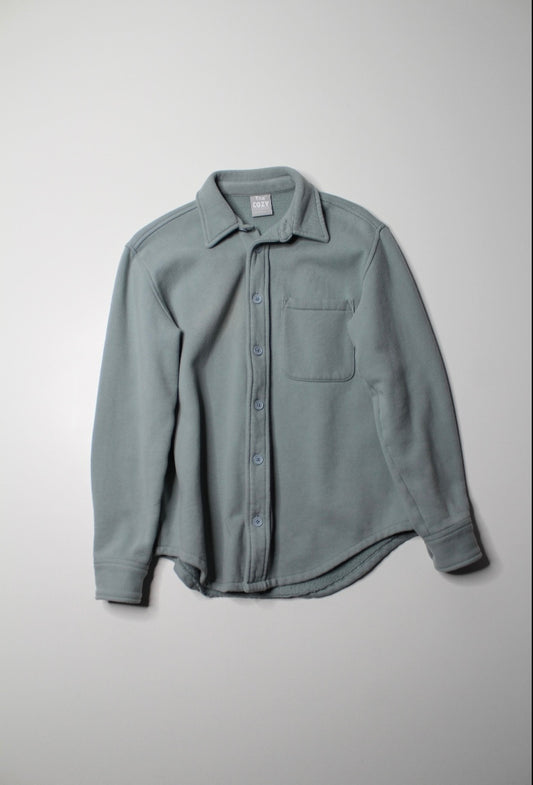 Aritzia TNA sage green cozy AF mega shirt jacket, size 1 (size small) loose fit (price reduced: was $30)