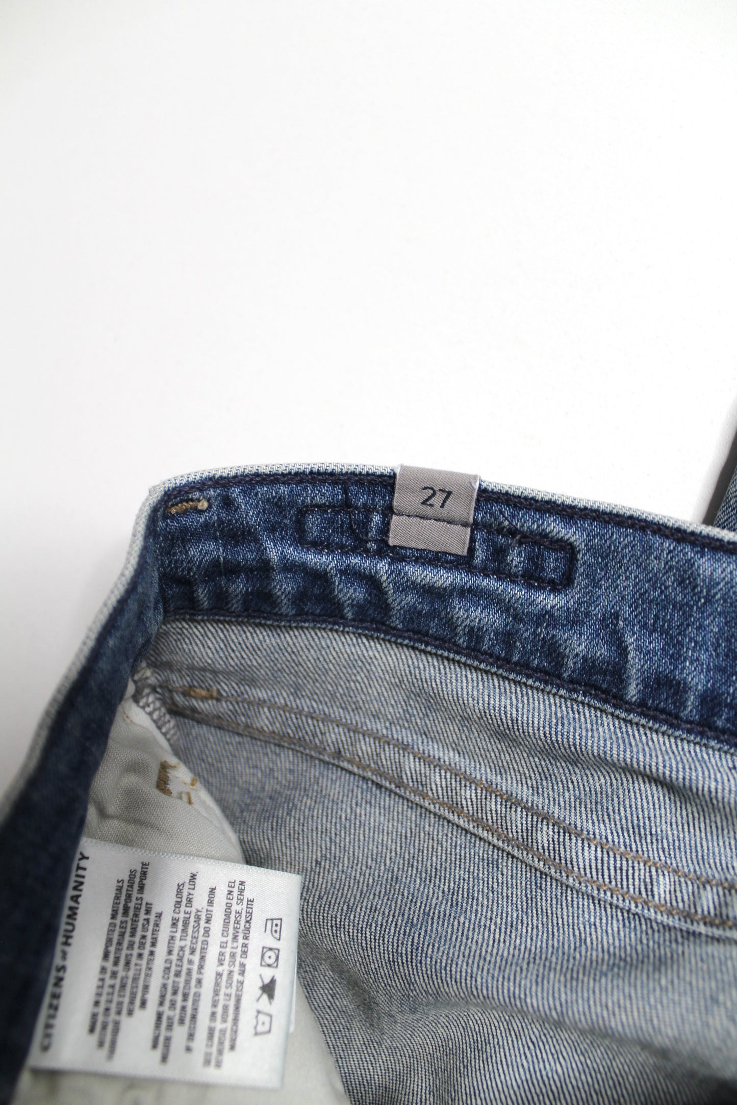 Citizens of Humanity ‘Olivia’ high rise slim ankle jeans, size 27
