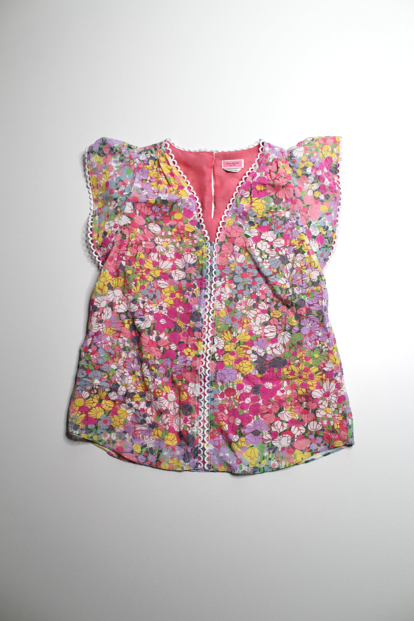 Kate Spade short sleeve pullover blouse, size medium