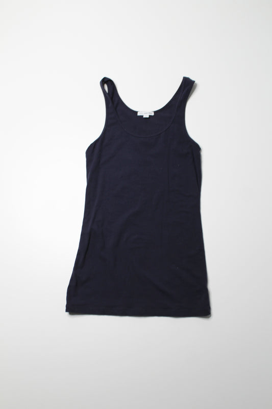 James Perse french navy long jersey tank, size 2 (fits like small)