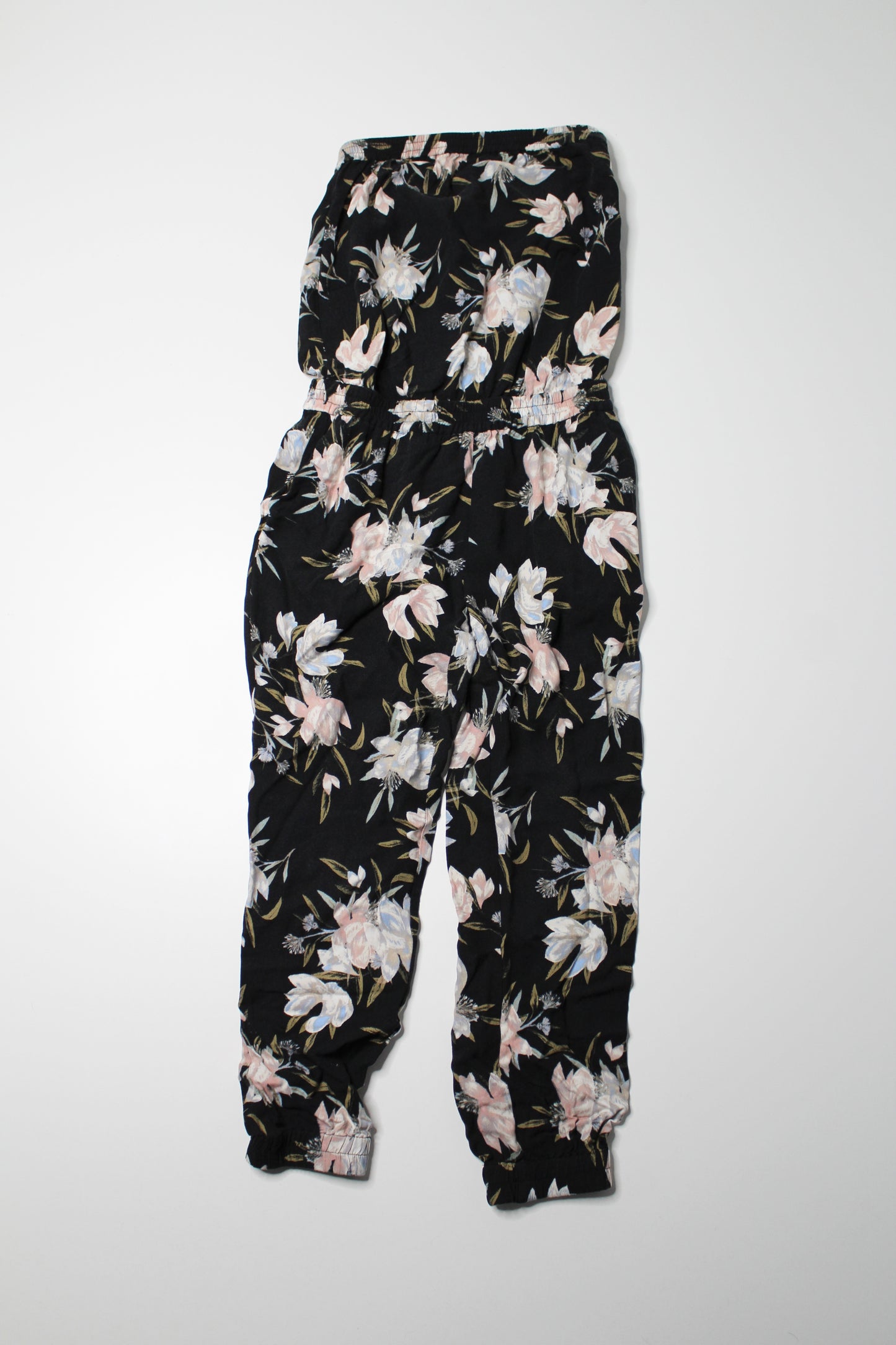 Aritzia Talula tabata floral strapless jumpsuit, size xxs (price reduced: was $40)