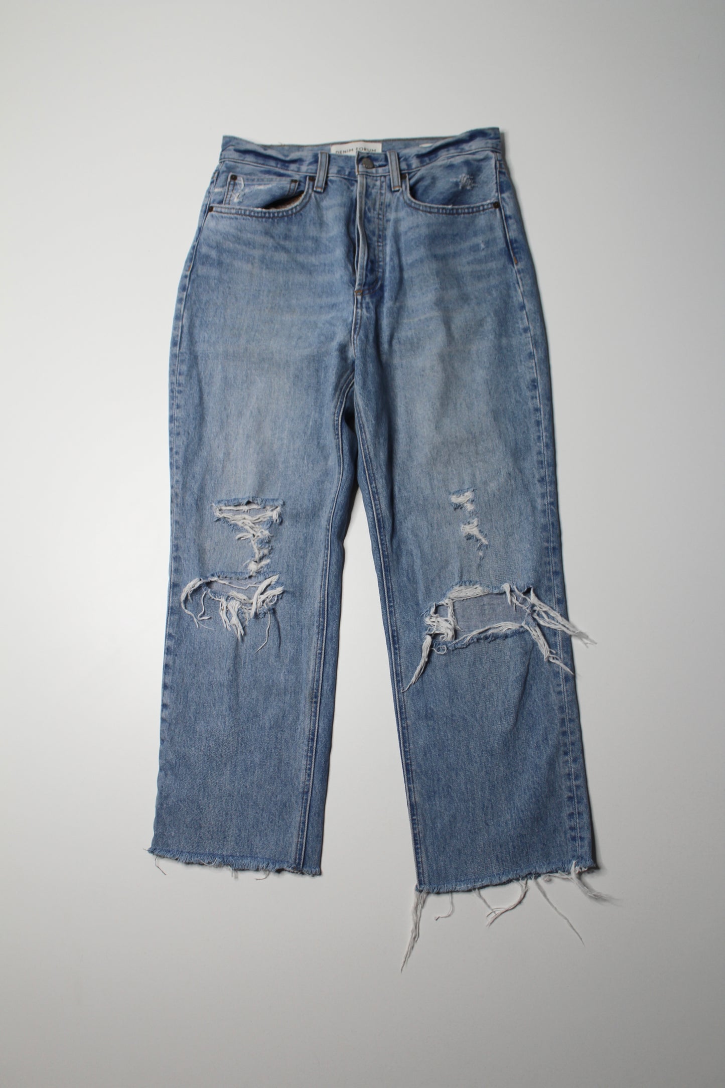 Aritzia Denim Forum the 'joni high rise loose' jeans, size 27 (25”)