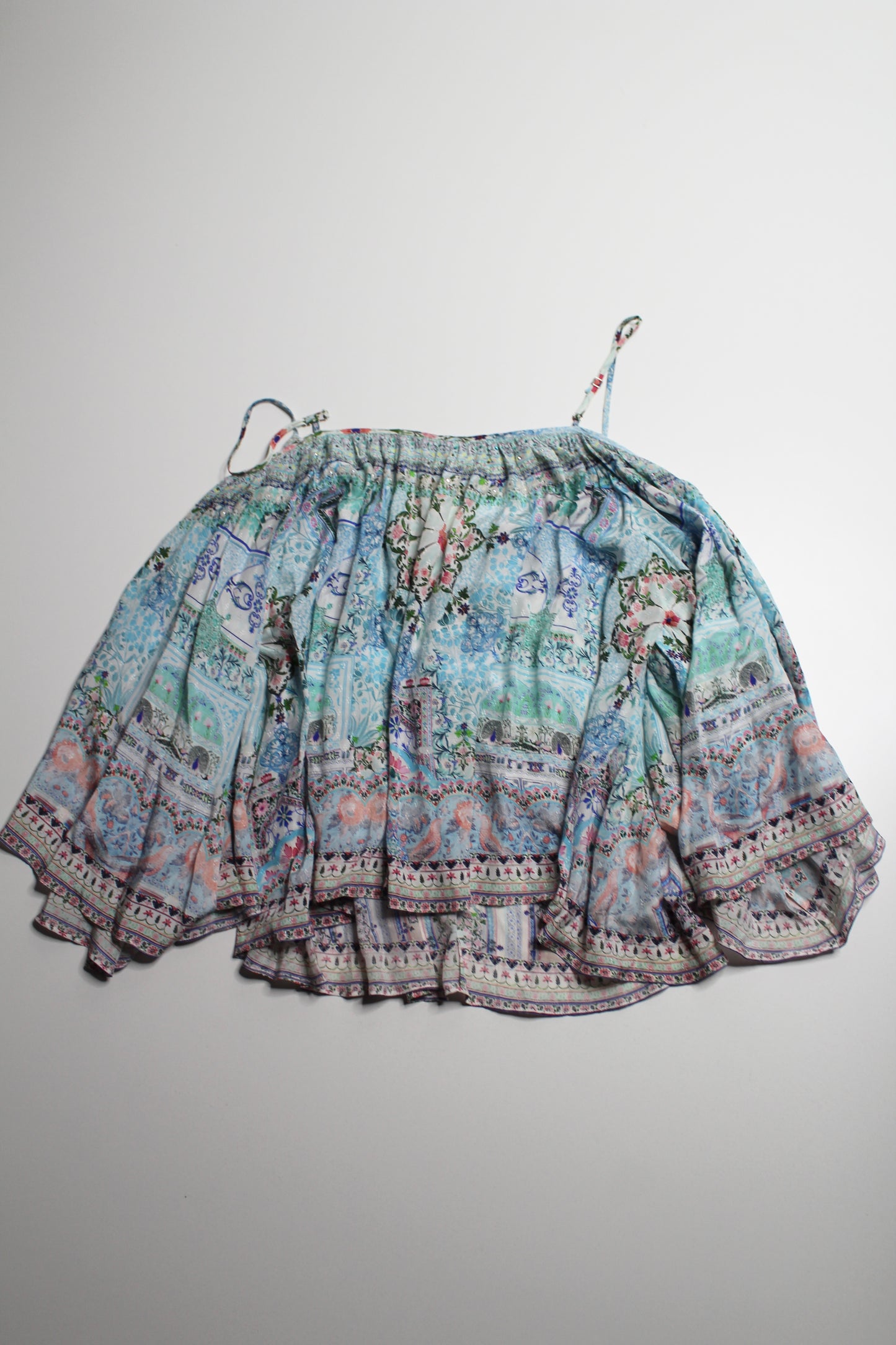 Camilla silk drop shoulder blouse, size xs (oversized) fits like one size (sale: was $225)