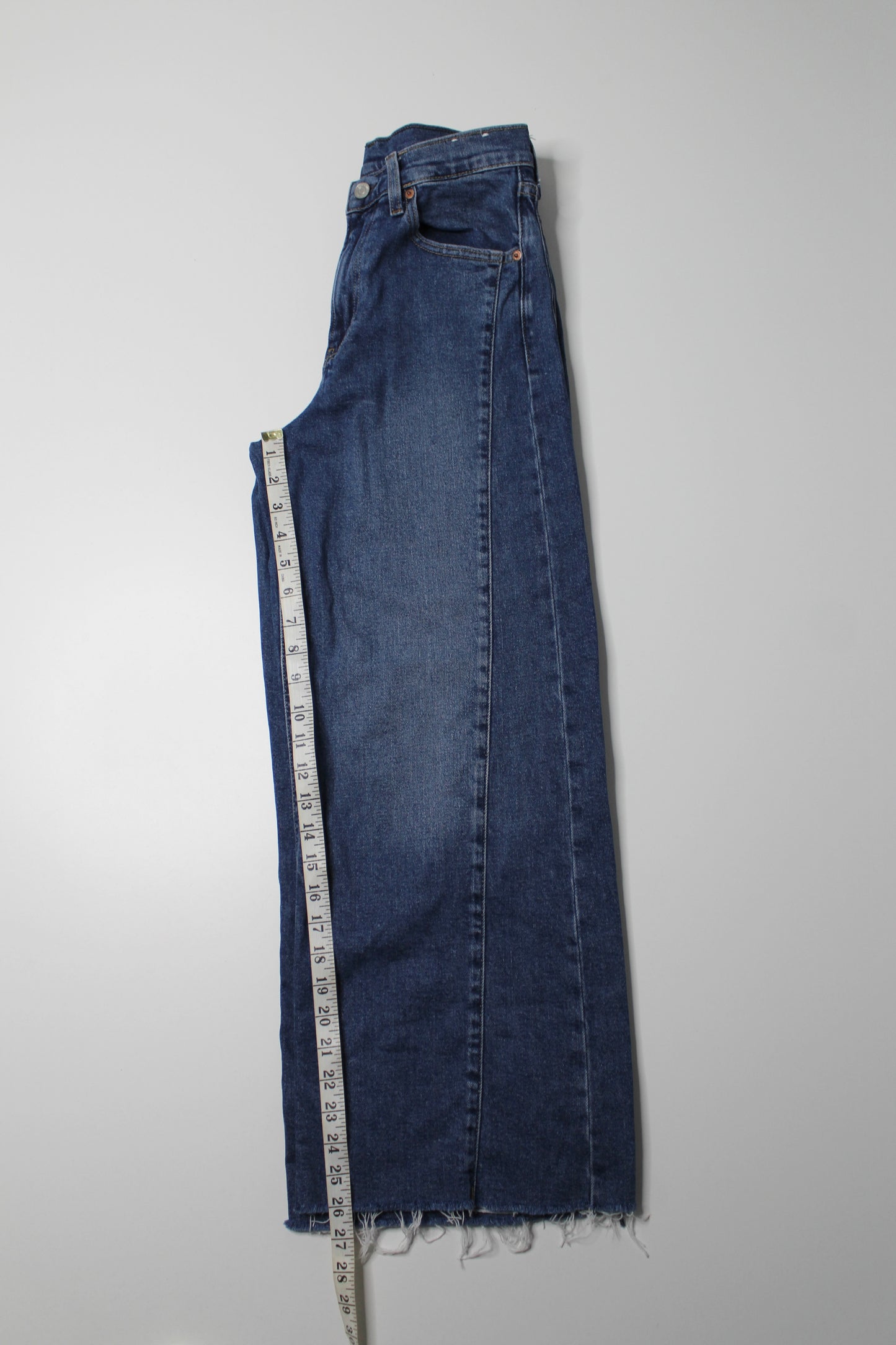 Gap high rise wide leg stride ankle jeans, size 27 / 4R