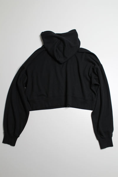 Aritzia Sunday best black baby waffle relaxed hoodie, size large