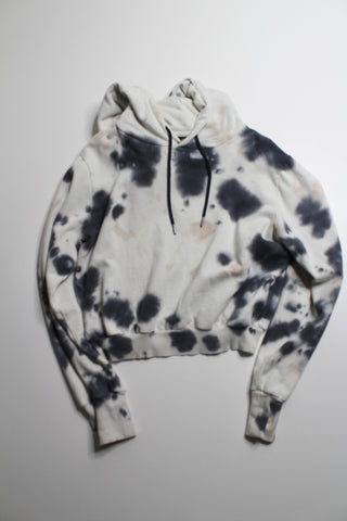AFRM (Nordstrom) ink blot tie dye cropped hoodie, size small (price reduced: was $20)