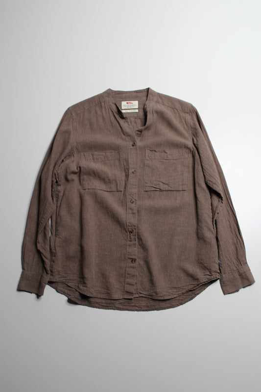 Fjällräven beige button up long sleeve, size xsmall