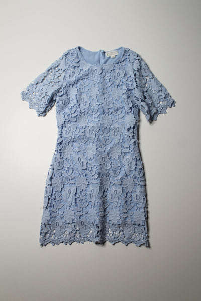 Loveriche baby blue lace shift dress, size small