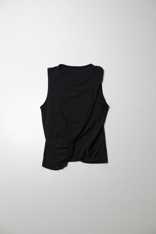 Lululemon black knot front tank, no size. Fits 4/6 (fits like small) (price reduced: was $30)