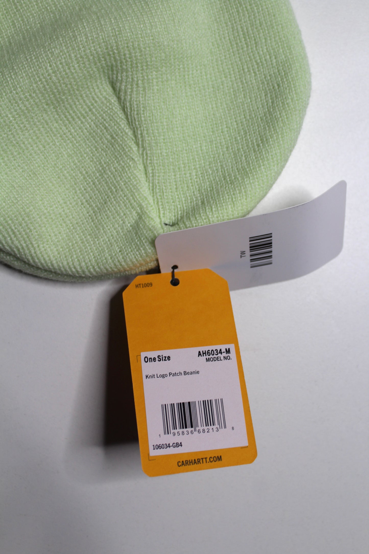 Carhartt hint of lime green beanie *new with tags (sale: was $15)