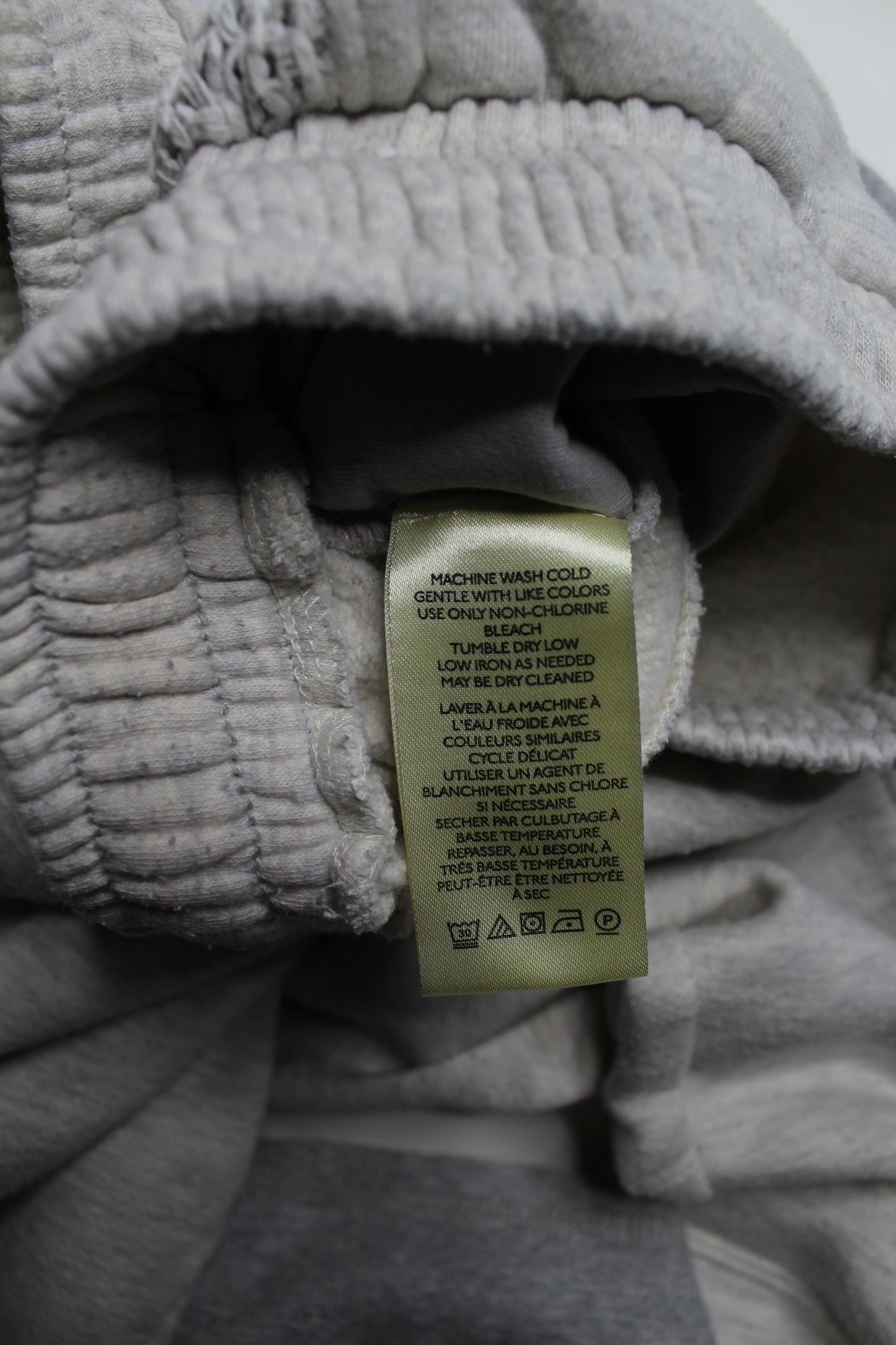 Anthropological Practice lace inset grey jogger sweatpant, size medium (oversized) *matching sweatshirt available