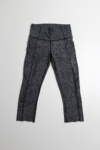 Lululemon fast and free crop, size 4 (19”) *reflective (price reduced: was $48)