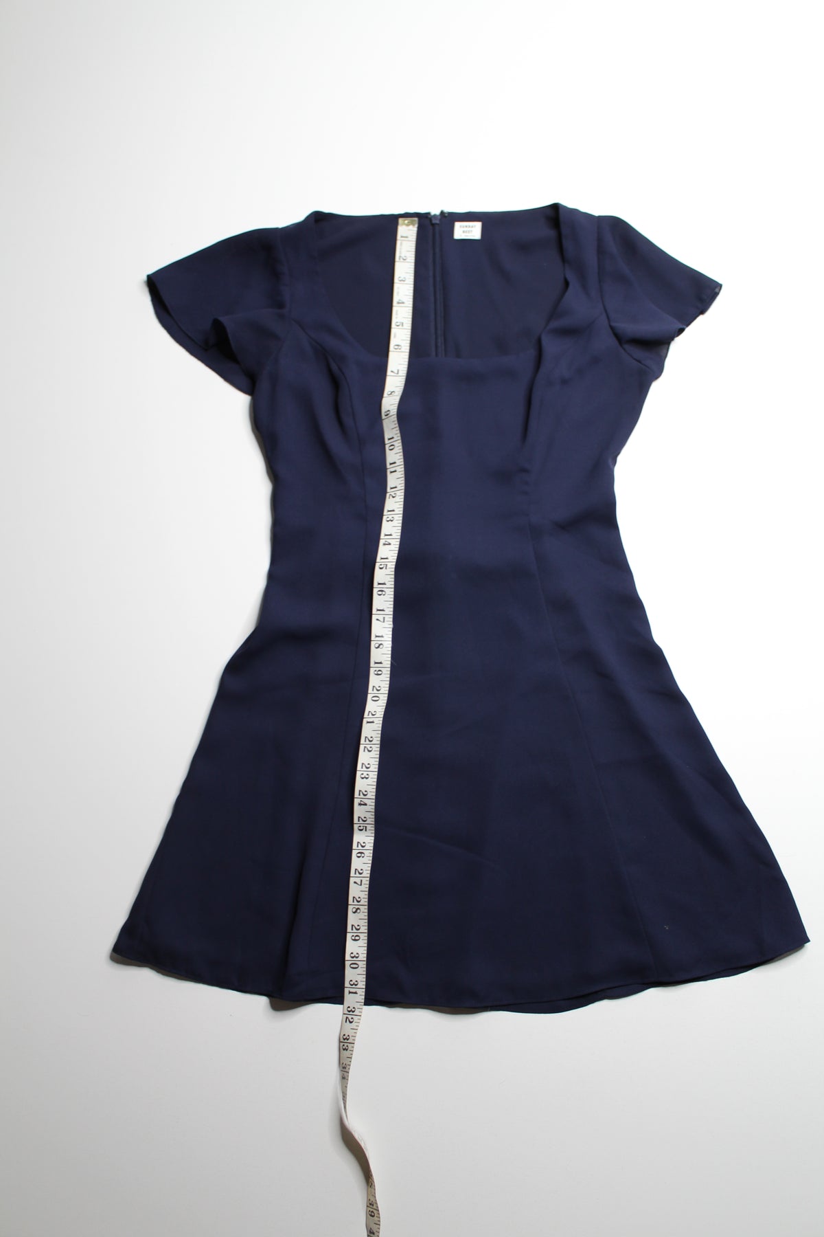 Aritzia Sunday Best navy dress, size small