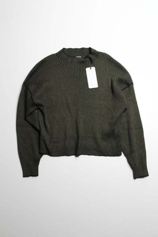 Varley green ‘Grant knit’ sweater, size large *new with tags