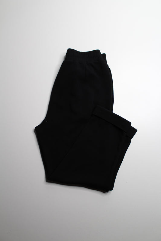 Varley black 'rolled cuff' double soft jogger, size medium *matching sweater available