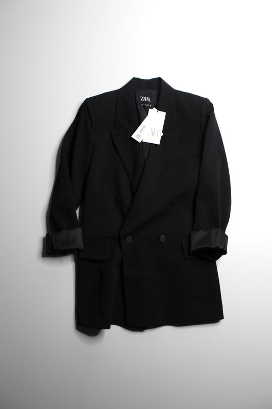 Zara black blazer, size small *new with tags