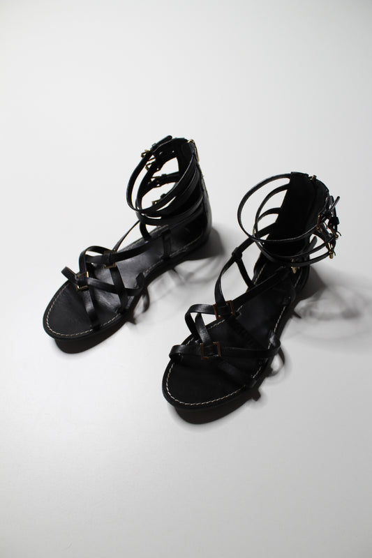 Tory Burch black leather sandal, size 6 (additional 20% off)