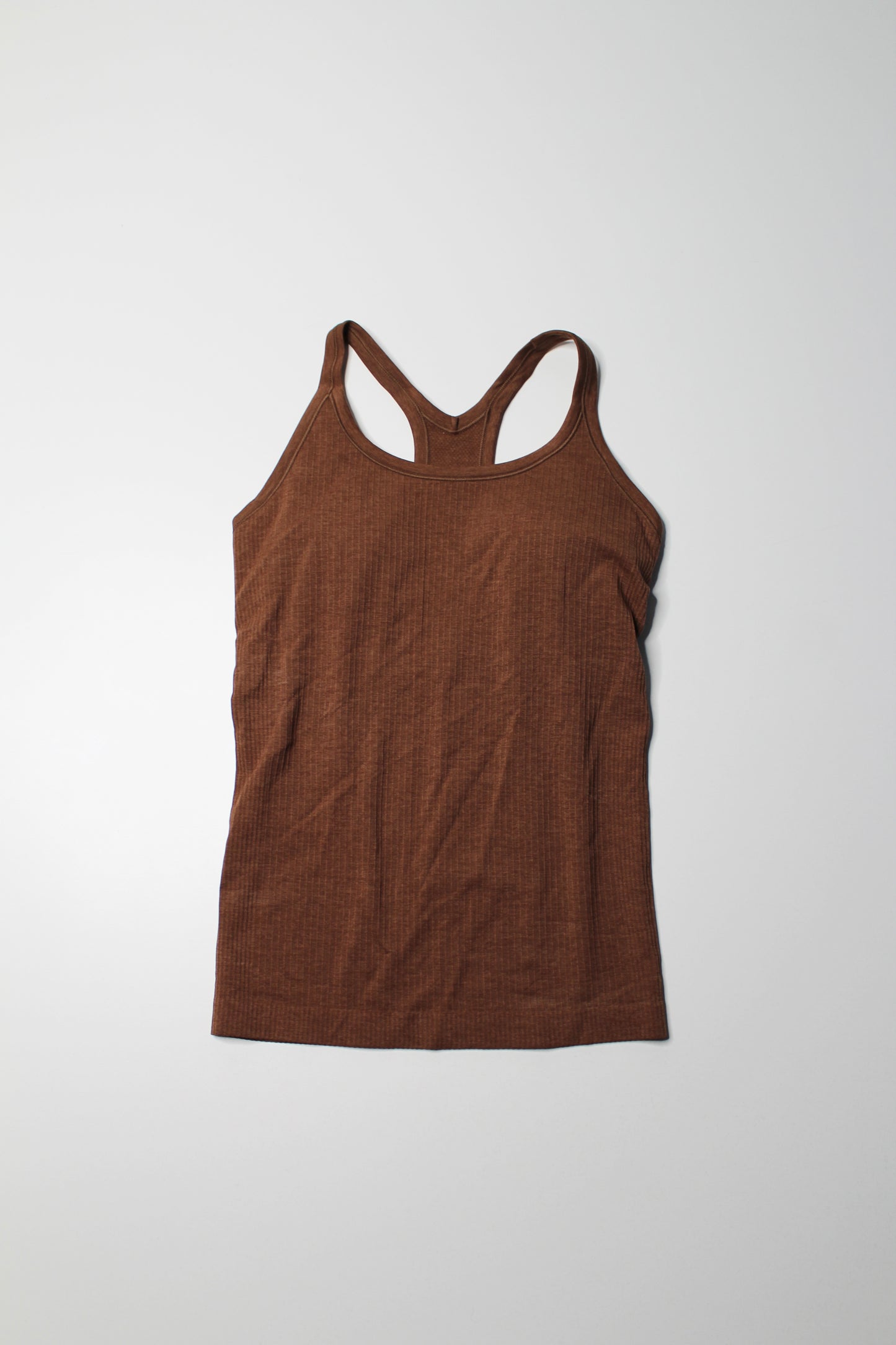Lululemon brown ‘ebb to street’ tank, size 6