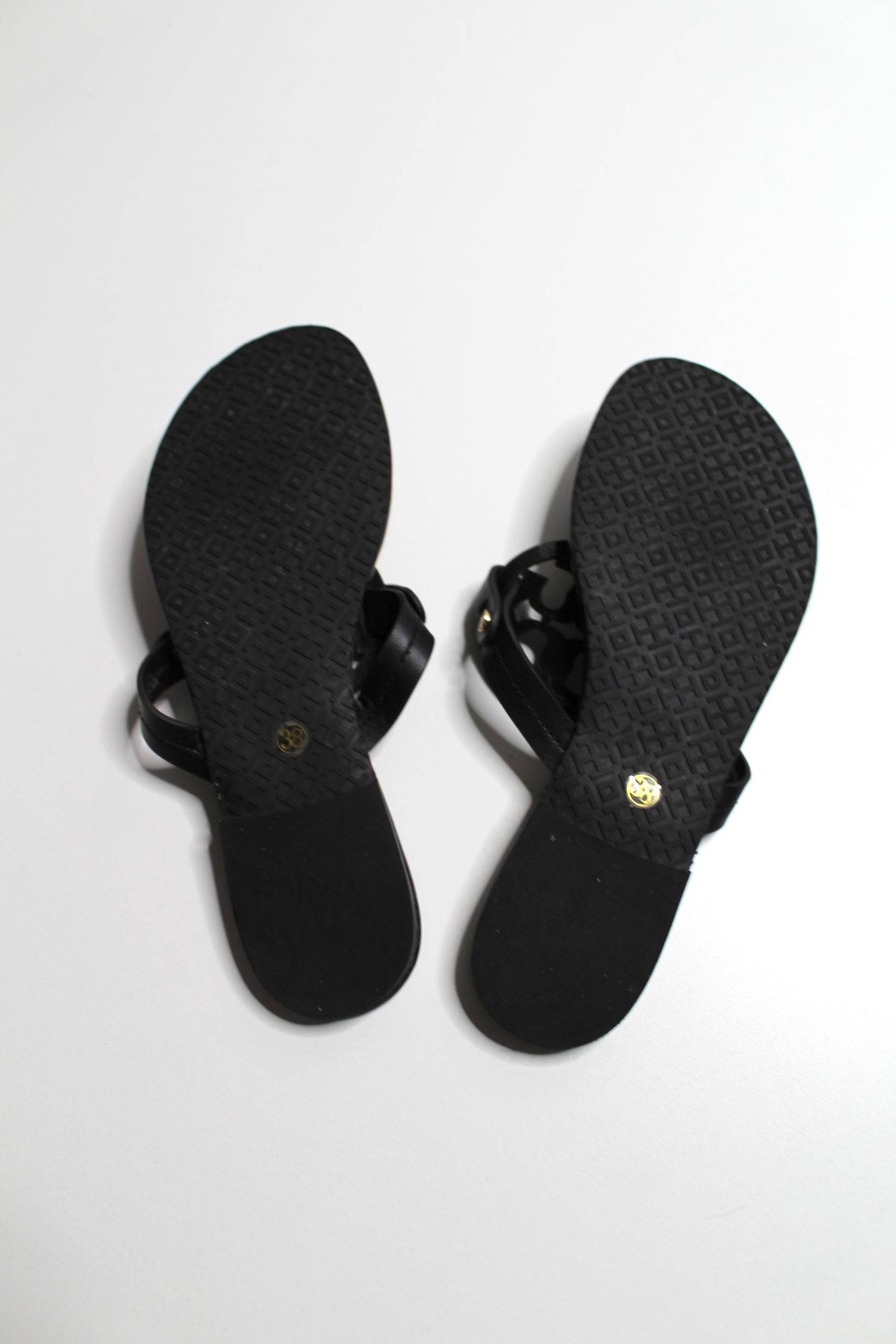 Tory Burch black sandals, size 38 (size 7.5)