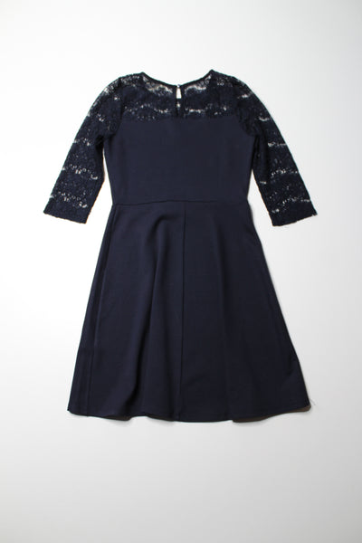 Monteau midnight navy fit and flare dress, size xs