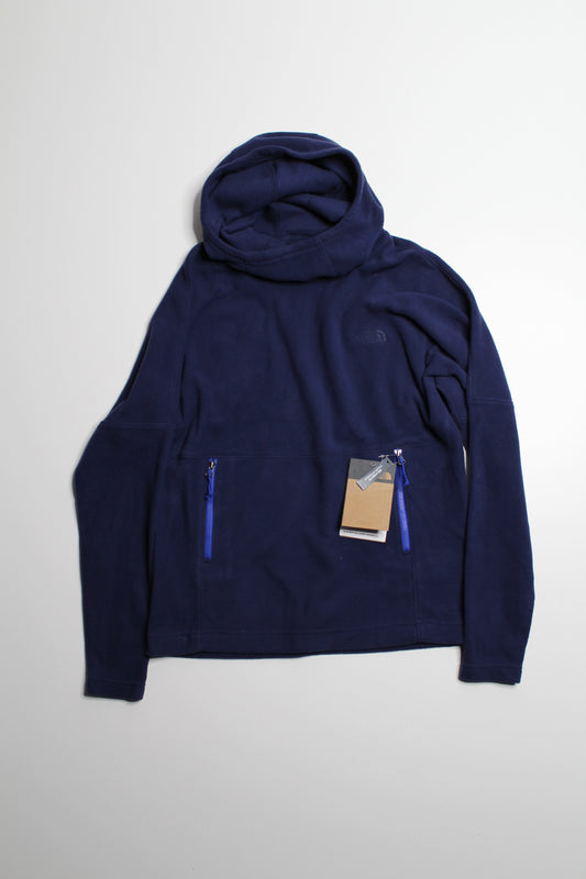 North Face Montague blue glacier alpine fleece pullover hoodie 2.0, size xs *new with tags (relaxed fit)