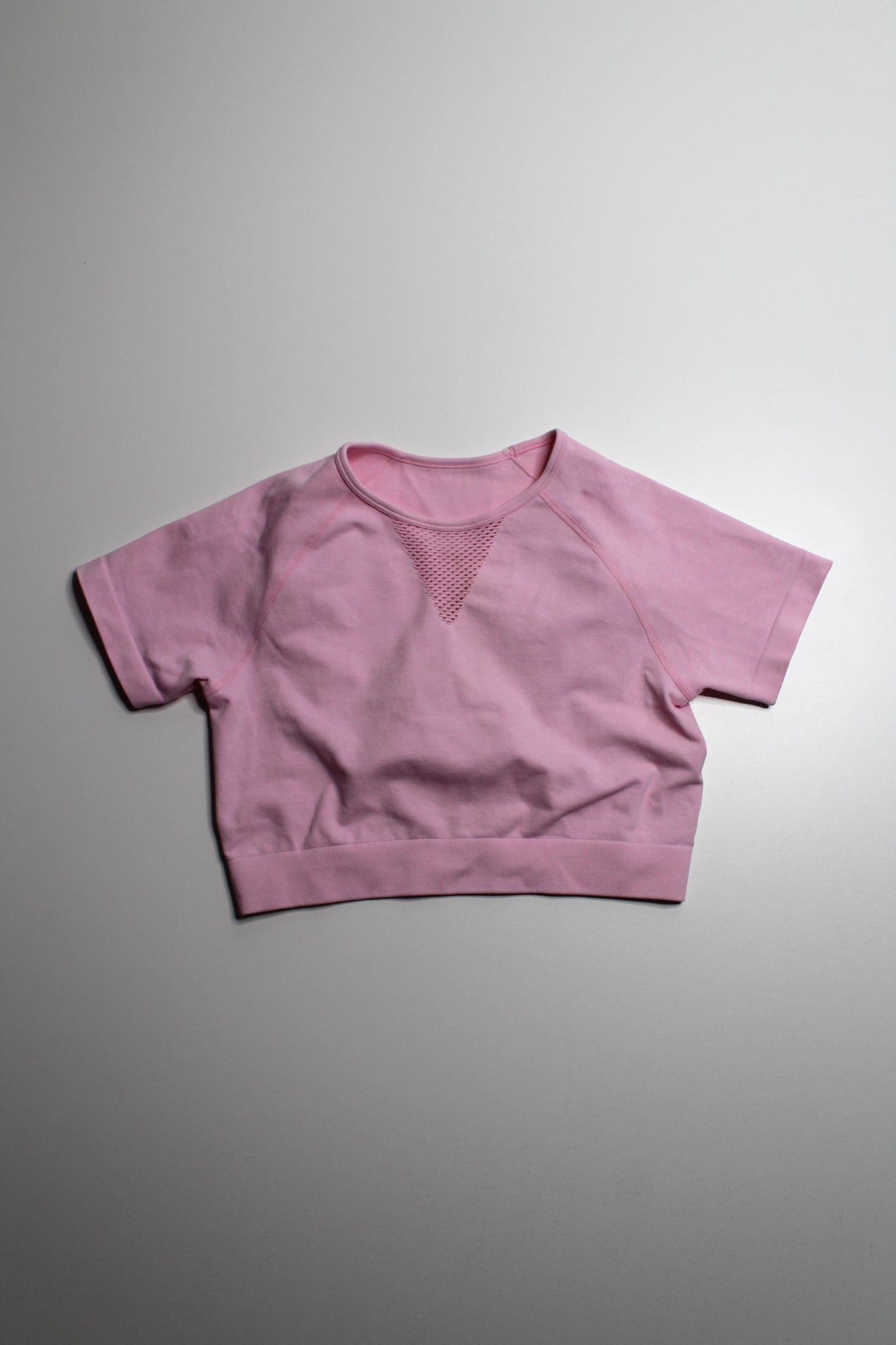 Buff Bunny pink seamless cropped t shirt, size medium *matching leggings available (additional 20% off)