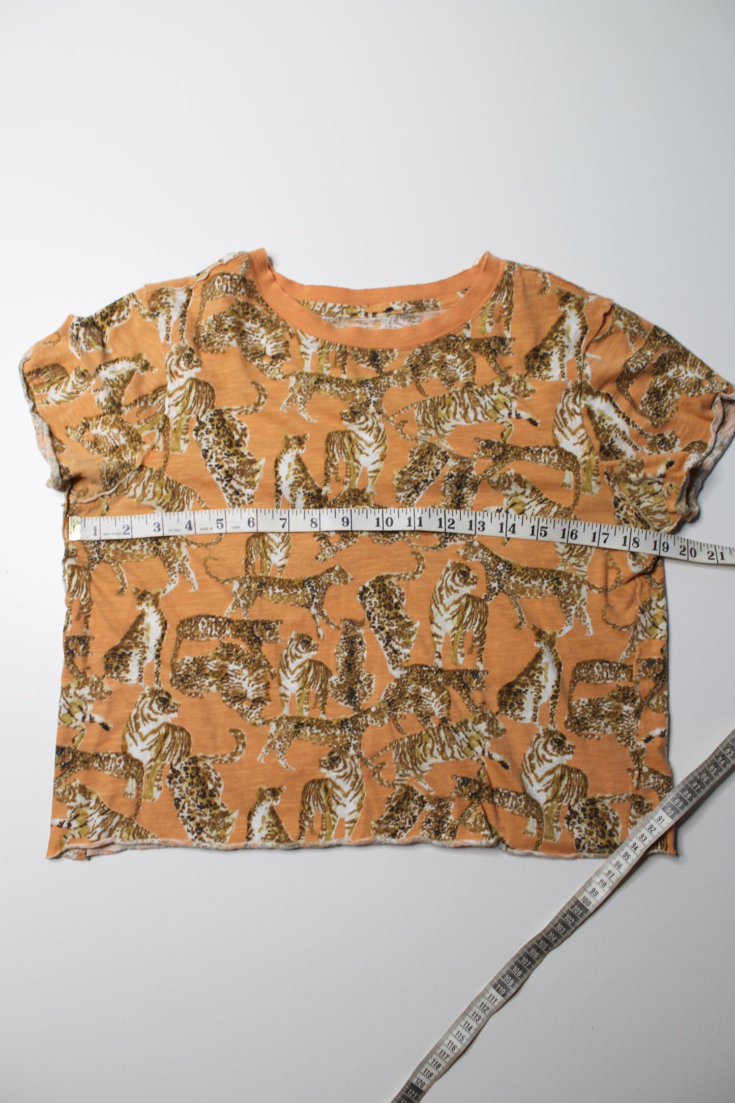 Anthropologie Maeve wild cats t shirt, size small