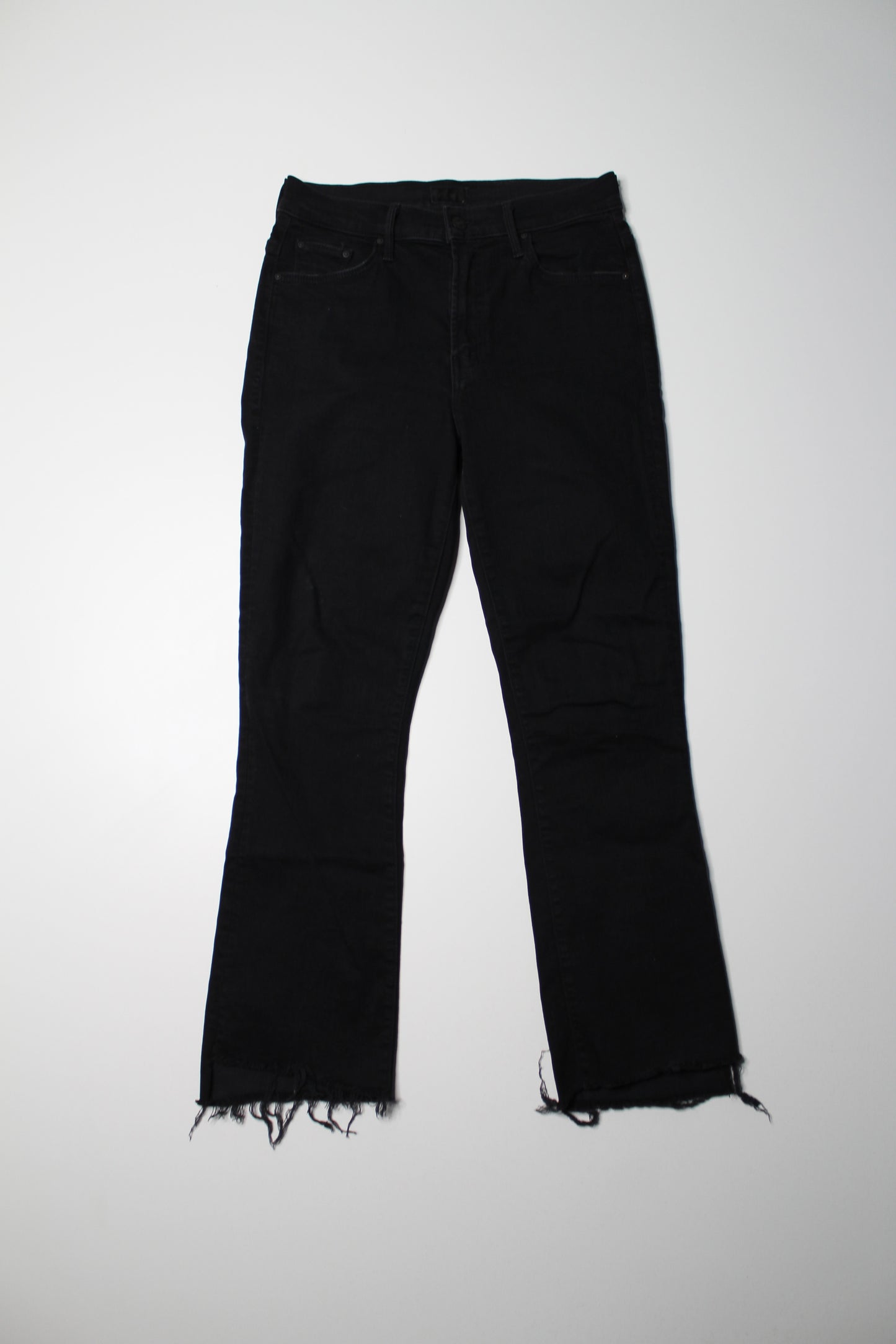 Mother not guilty (black) ‘the insider step fray’ jeans, size 28 (27”)