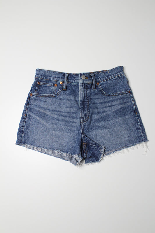 Madewell ‘perfect vintage’ high rise cut off jean shorts, size 28 (additional 50% off)