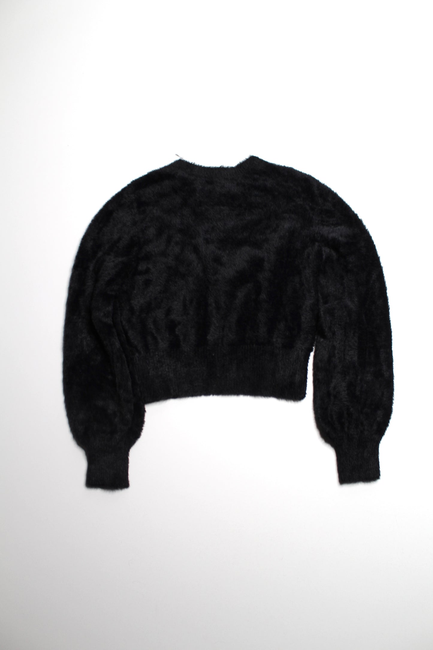 Aritzia Aritzia Sunday Best black ‘ramona’ fuzzy cropped sweater, size xs