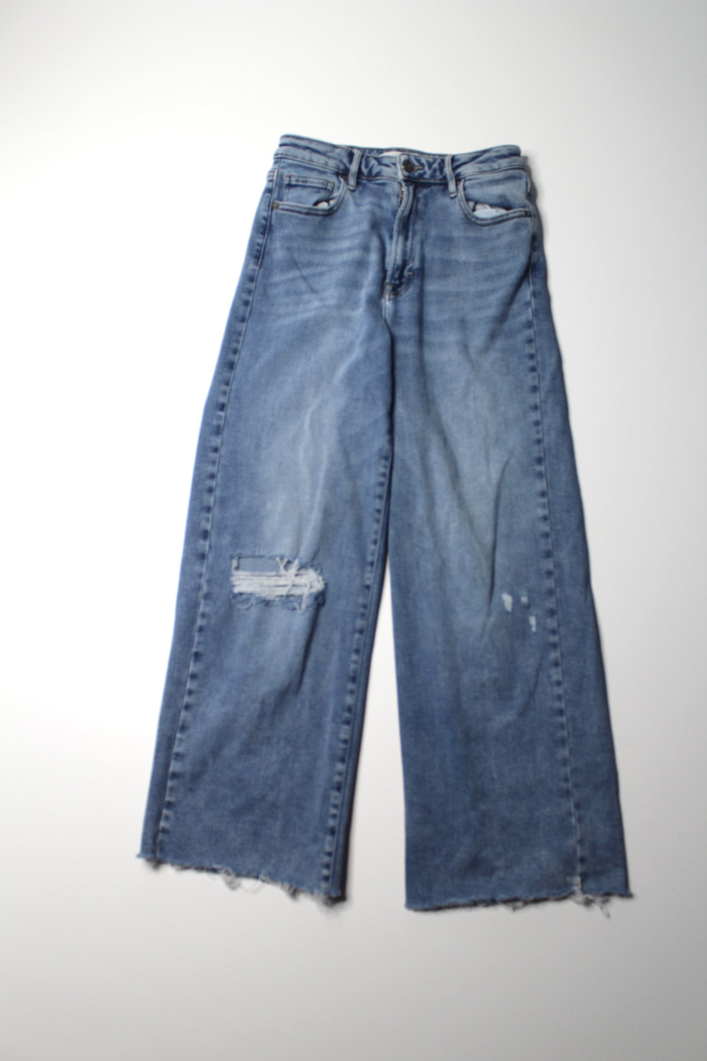 Hidden (Nordstrom) stretch ‘super wide leg’ jeans, size 27