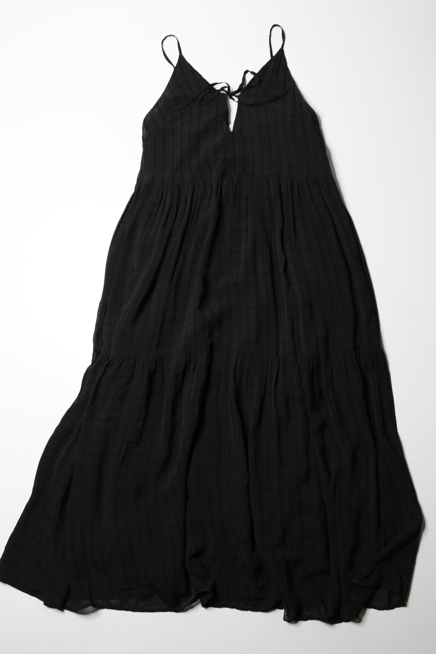 Aritzia Wilfred black pattern maxi dress, size small (additional 20% off)