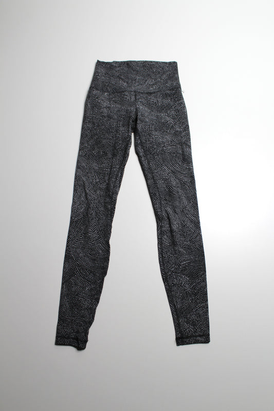 Lululemon diffuse starlight black ‘align’ leggings, size 4 (28”) (sale: was $48)