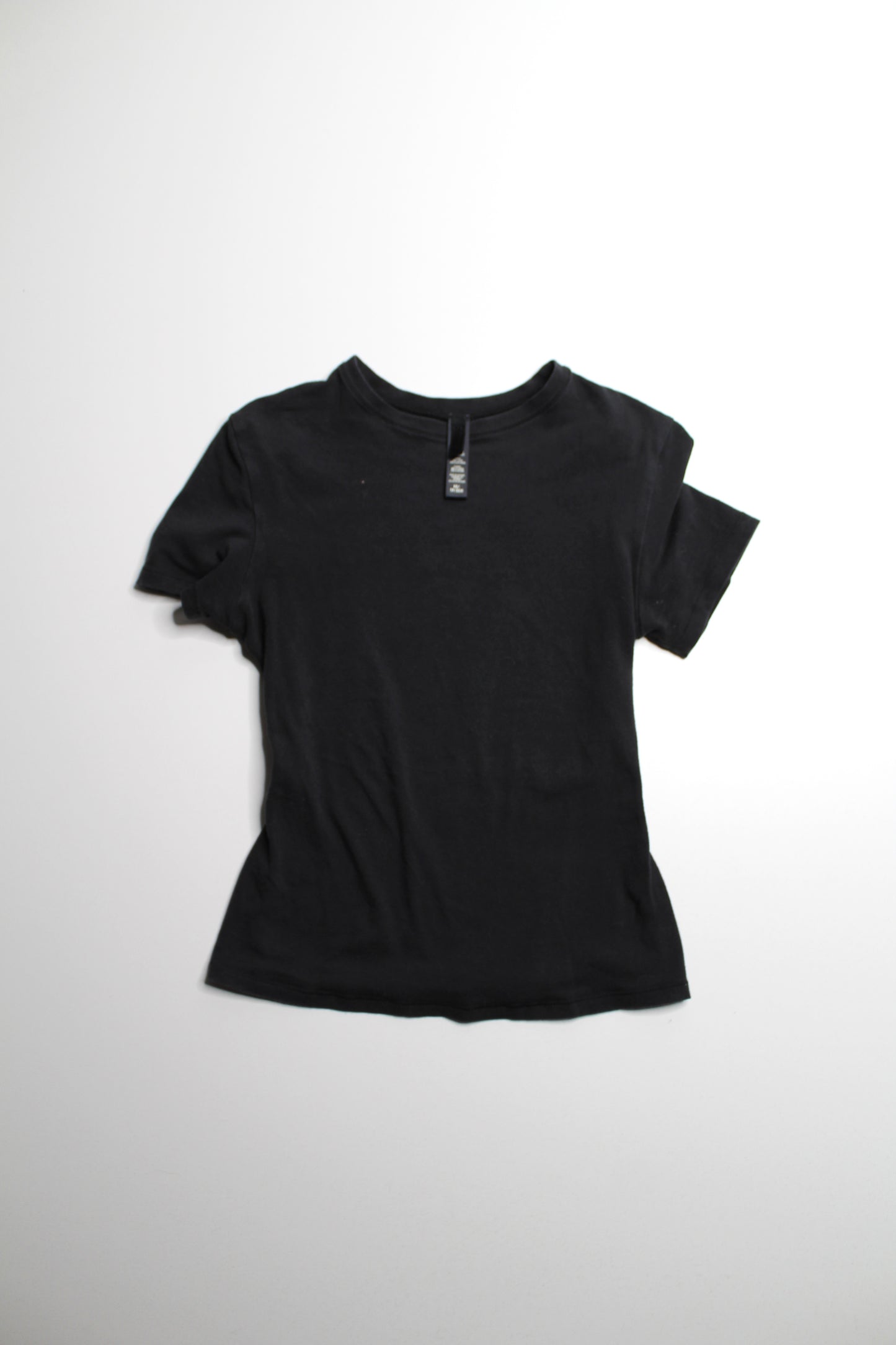 Skims black t shirt, size xs