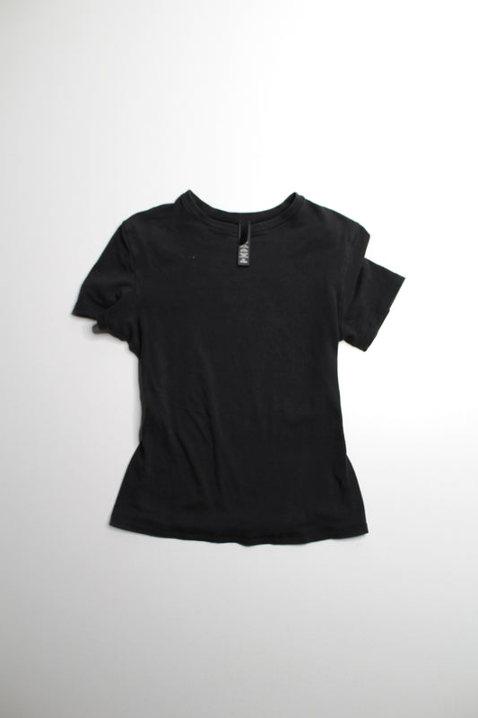 Skims black t shirt, size xs