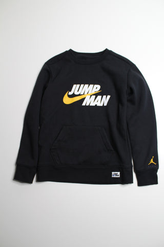 Nike jump man air Jordan crew neck sweatshirt, size youth large (fits like ladies size xs) (price reduced: was $30)
